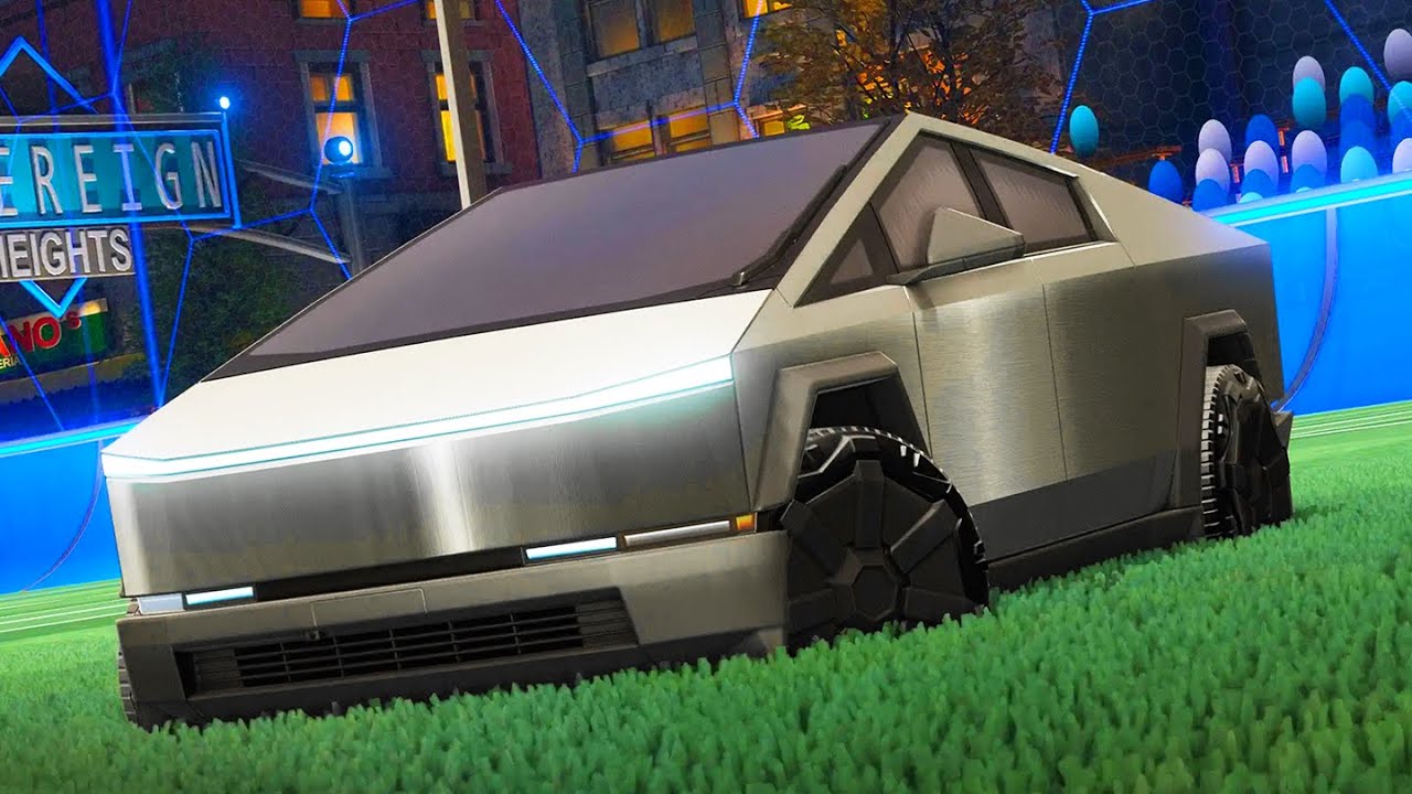 NEW TESLA CYBERTRUCK IN ROCKET LEAGUE!