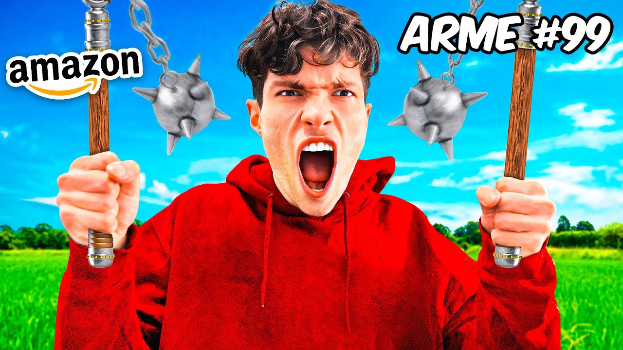 Je Teste Les ARMES de AMAZON dans LA VRAIE VIE !