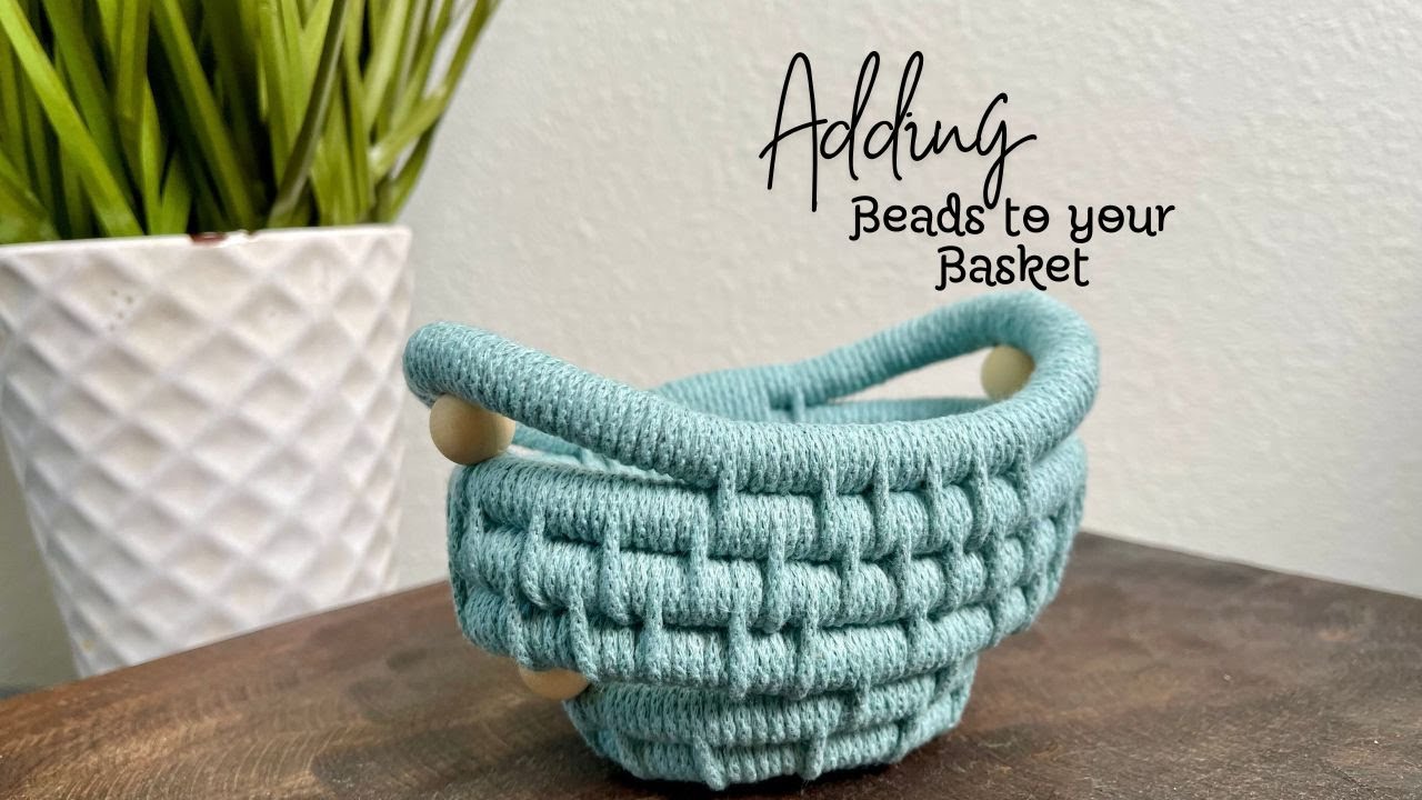 How to Add Beads to Your Coiled Basket