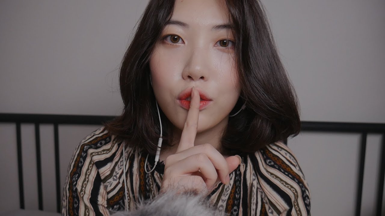 [Layered ASMR] Whispering/Hand movement/Ear blowing/Hand sound/Teeth tapping