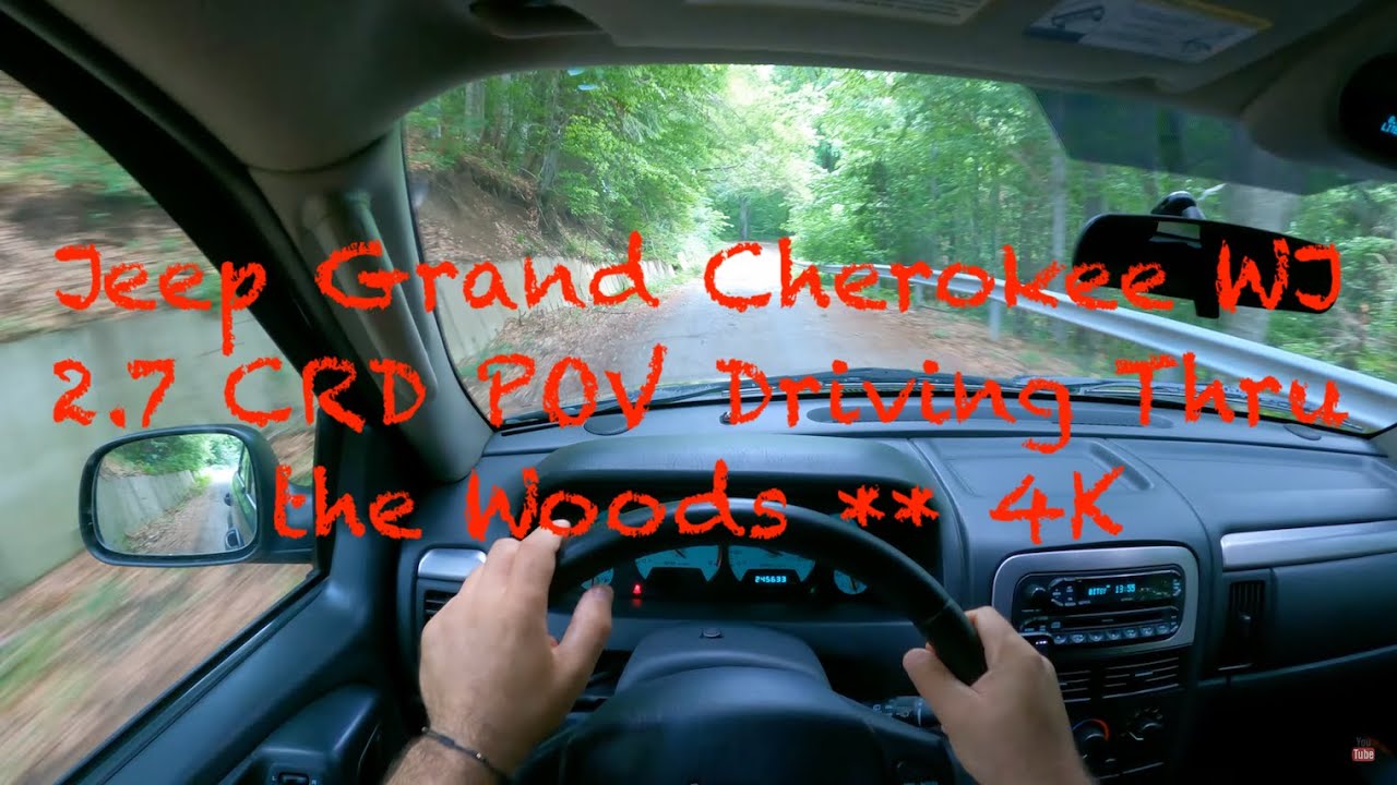 Jeep Grand Cherokee WJ 2.7 CRD POV Driving Thru the Woods ** 4K