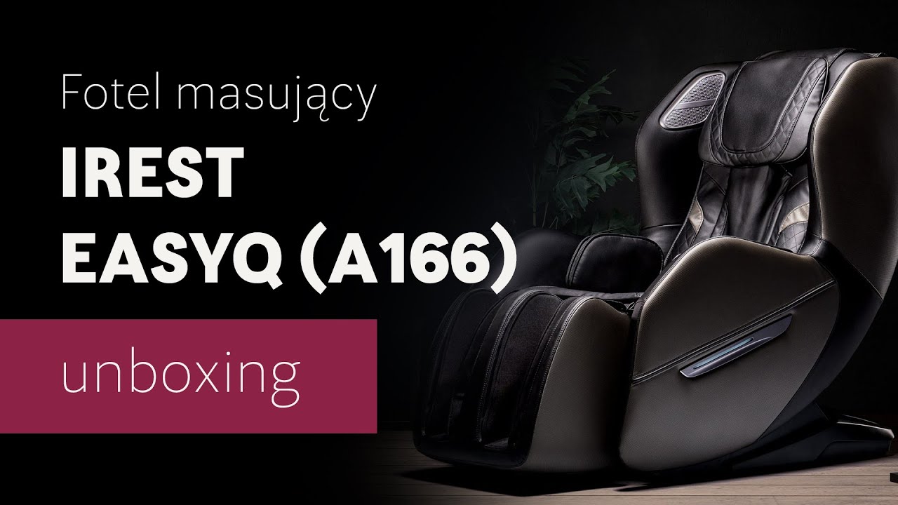 Fotel masujący iRest Easyq (A166) - wyjmujemy z pudełka | unboxing