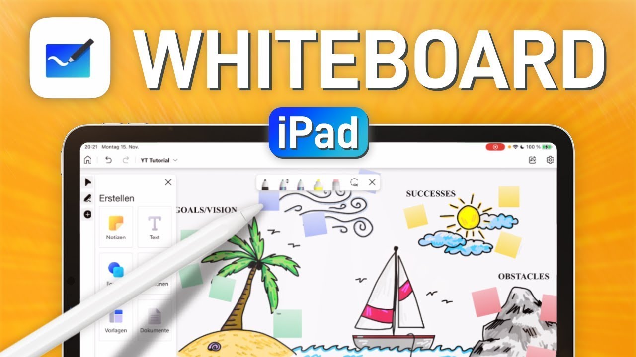 🎨 Microsoft Whiteboard f&uuml;r das iPad (Tutorial)