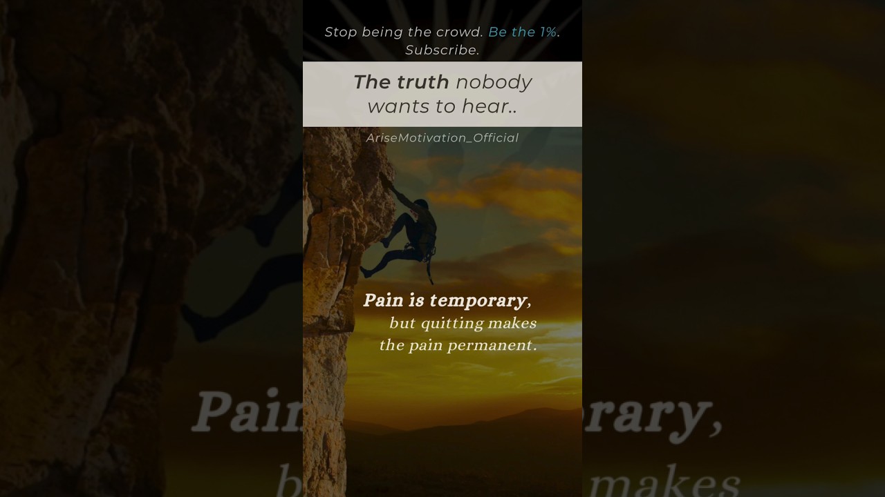 Hear the TRUTH! 🥶 | ARISE Motivation