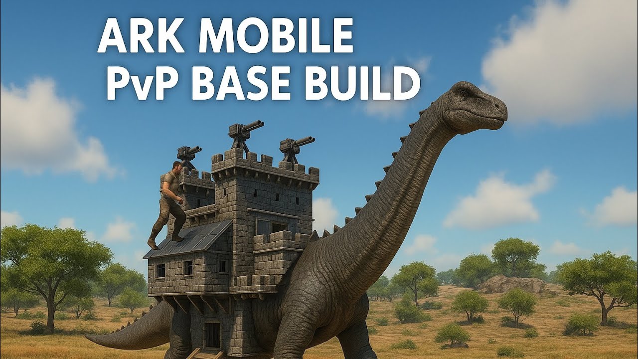 ARK MOBILE PVP BASE BUILD | ARK SURVIVAL EVOLVED #ARK #GAMING #games