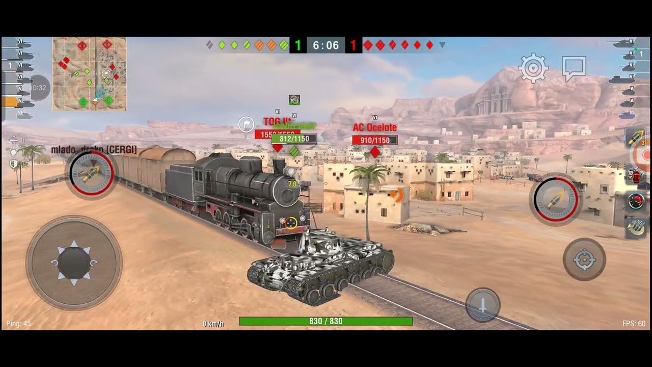 Wot Blitz gameplay