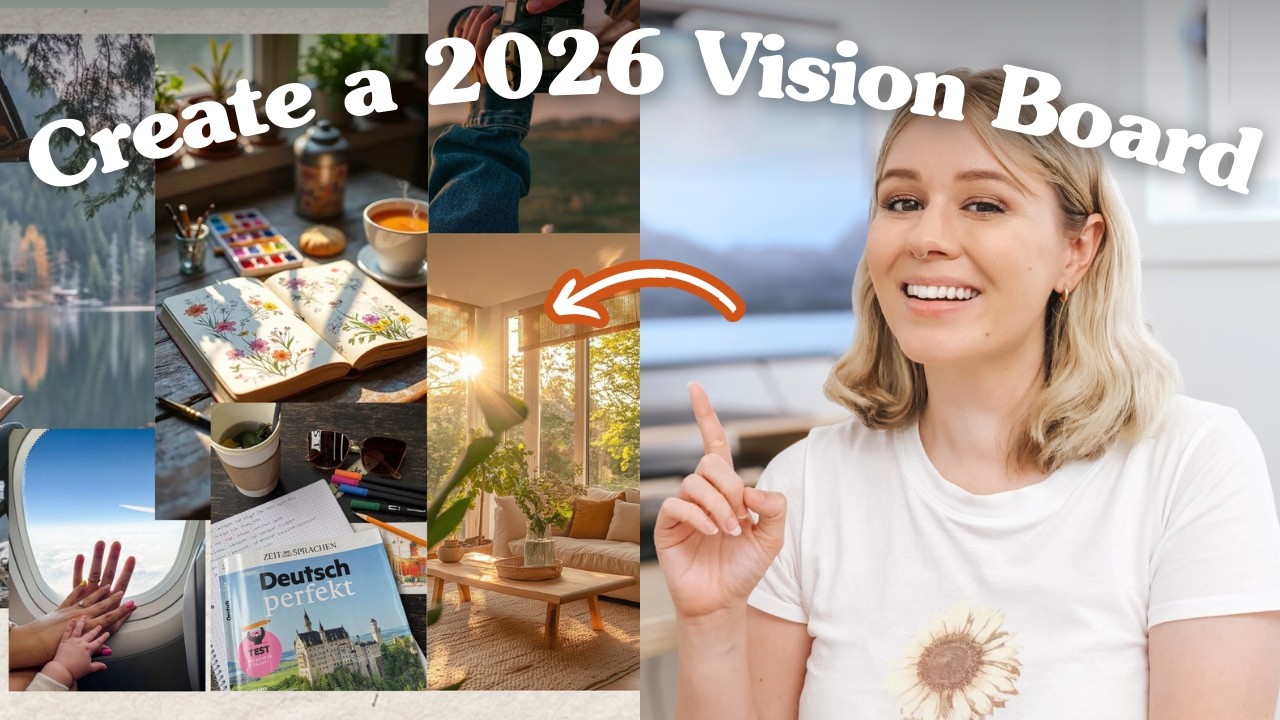 Как создать доску визуализации желаний на 2026 год! ✨