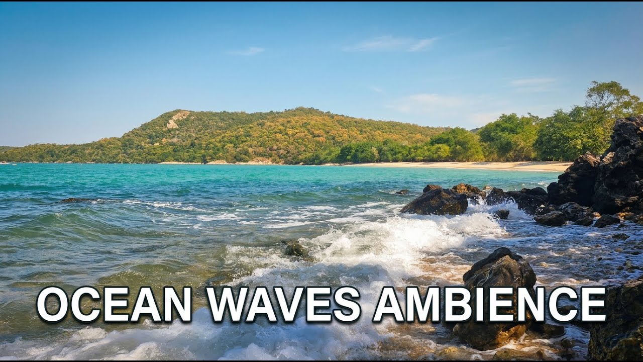 Beach Waves & Shoreline Ambience | Sai Kaew for Relaxation