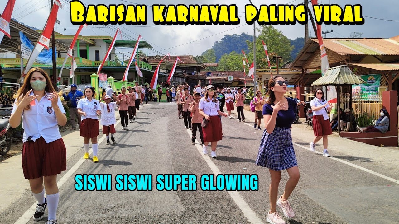 Barisan paling viral karnaval sumber brantas bumiaji kota batu siswi SD super glowing