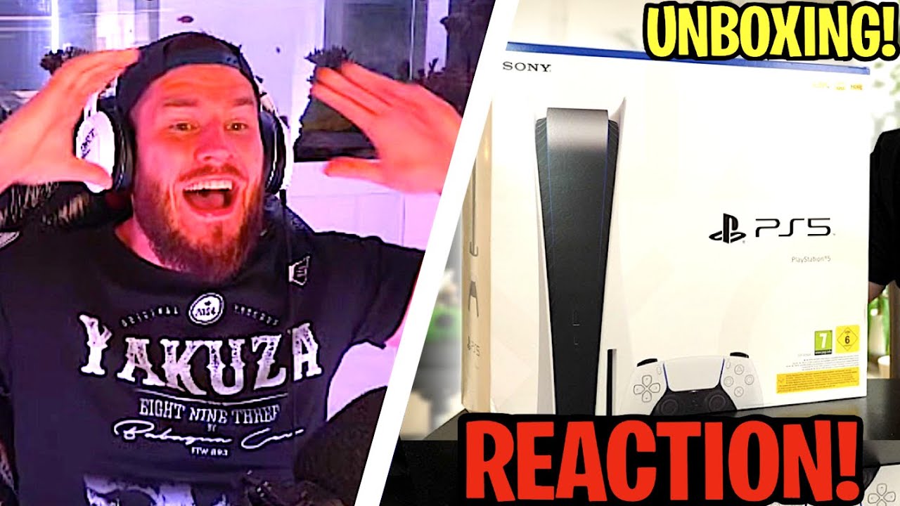 Standart Skill REAGIERT auf PS5 UNBOXING! 🤩 | Standart Skill Reaction