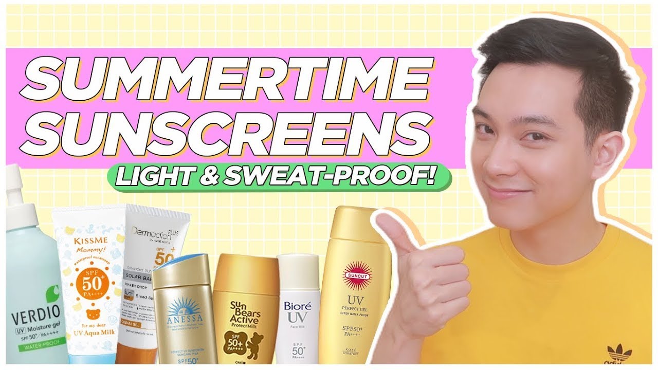 Best SUNSCREENS for SUMMER! Beach, Gym, Sports, Biking & Outdoor Activities! (Filipino) | Jan Angelo