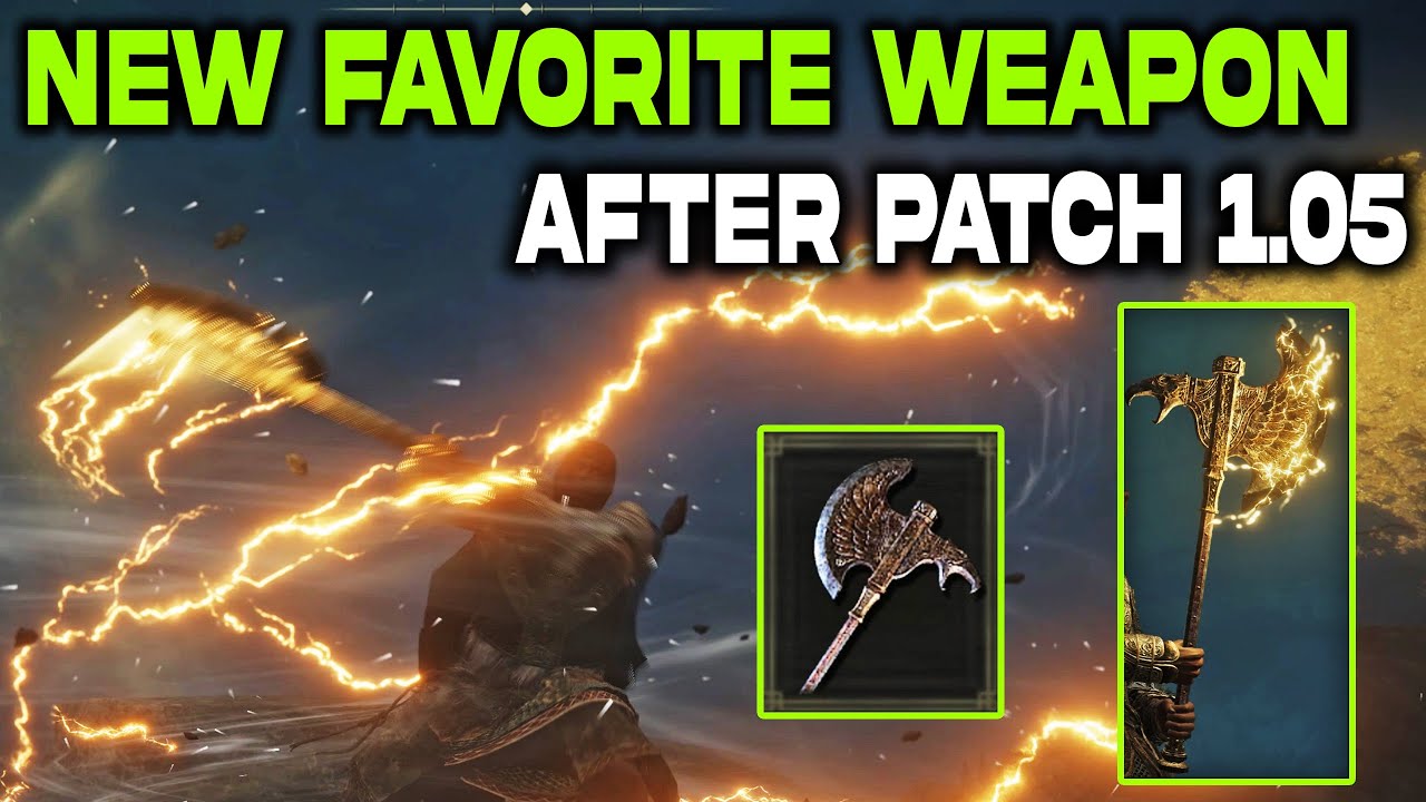 My NEW Favorite Weapon After Patch 1.05 in Elden Ring | How to Get Legendary Stormhawk Axe Location