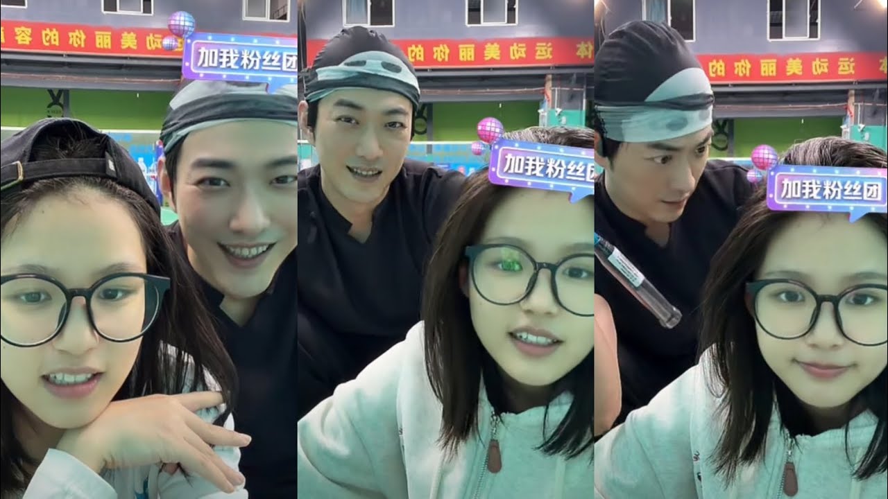 Yulong & Miemie happily playing Badminton ❤️ Live 14/03/26 #yulong #meimei #couple #live 