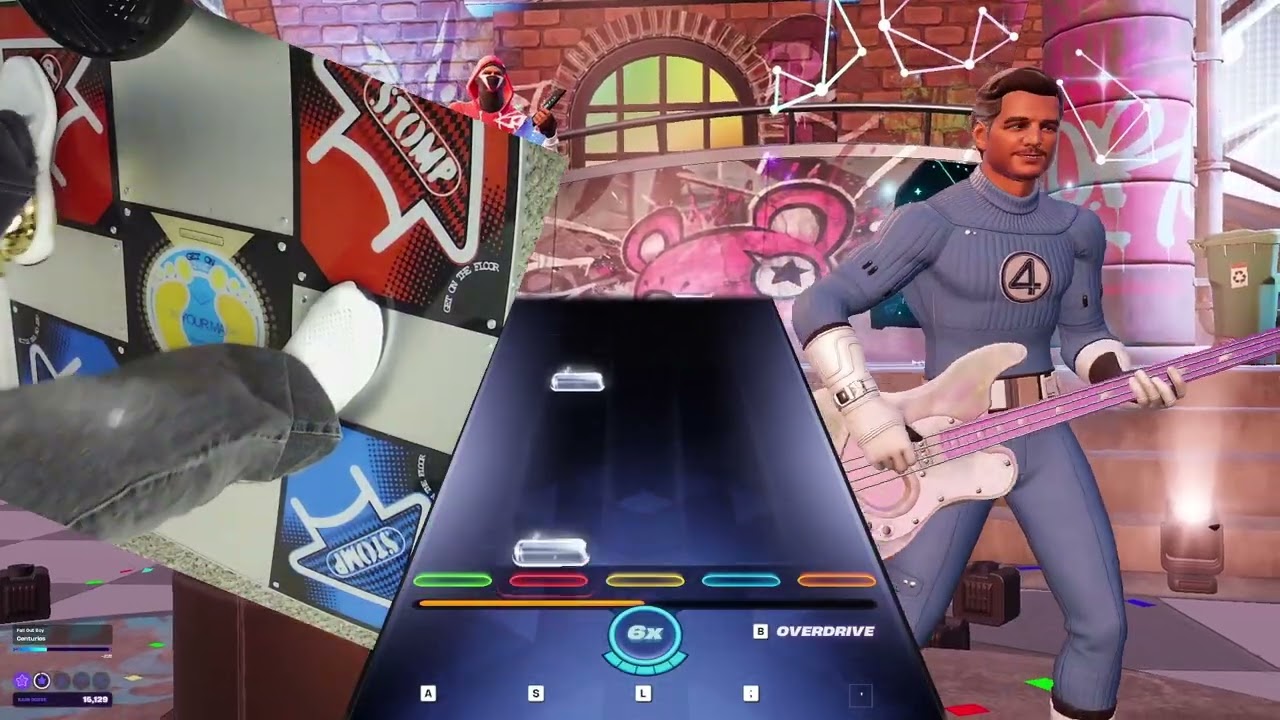 Pump It Up Fortnite Festival Expert: Centuries Fall Out Boy Bass