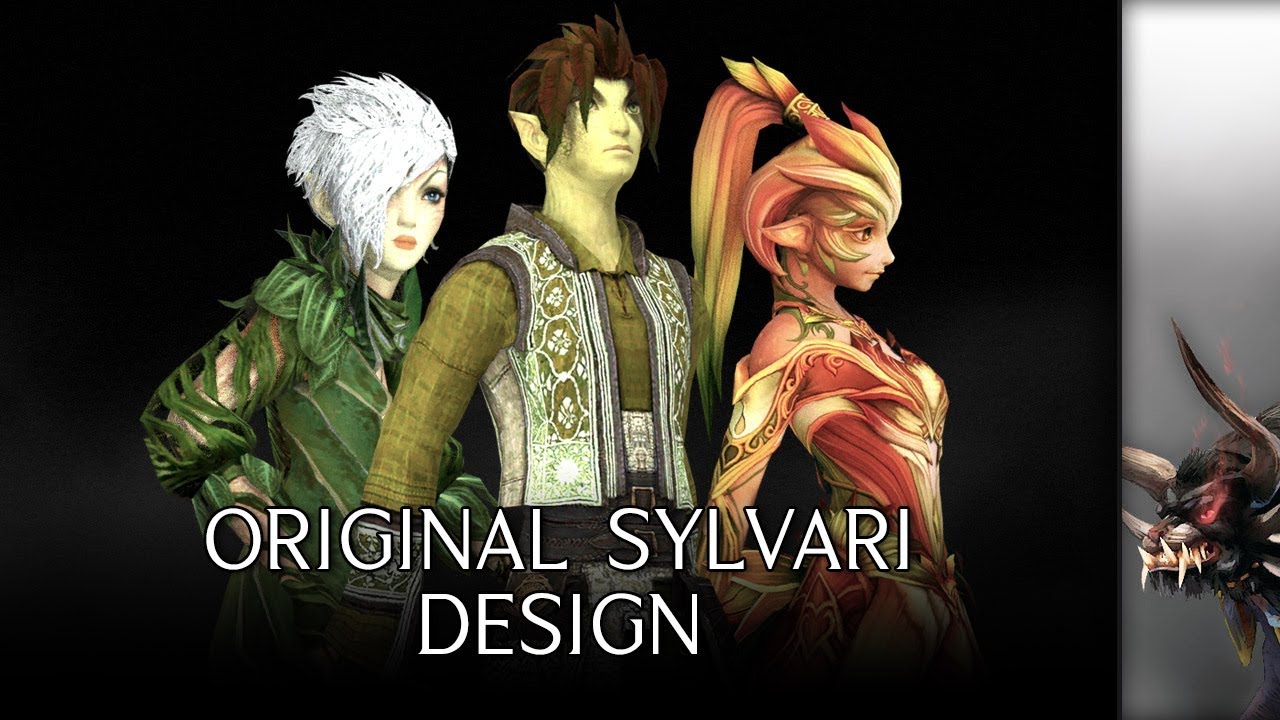 Guild Wars 2: Pre-alpha Sylvari Designs
