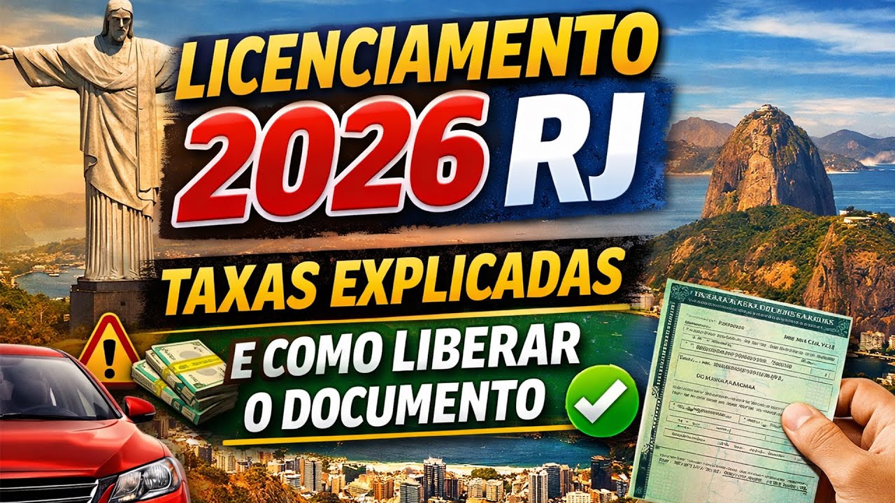 Licenciamento 2026 no Rio: todas as taxas explicadas #detranrj #grt #ipva2026