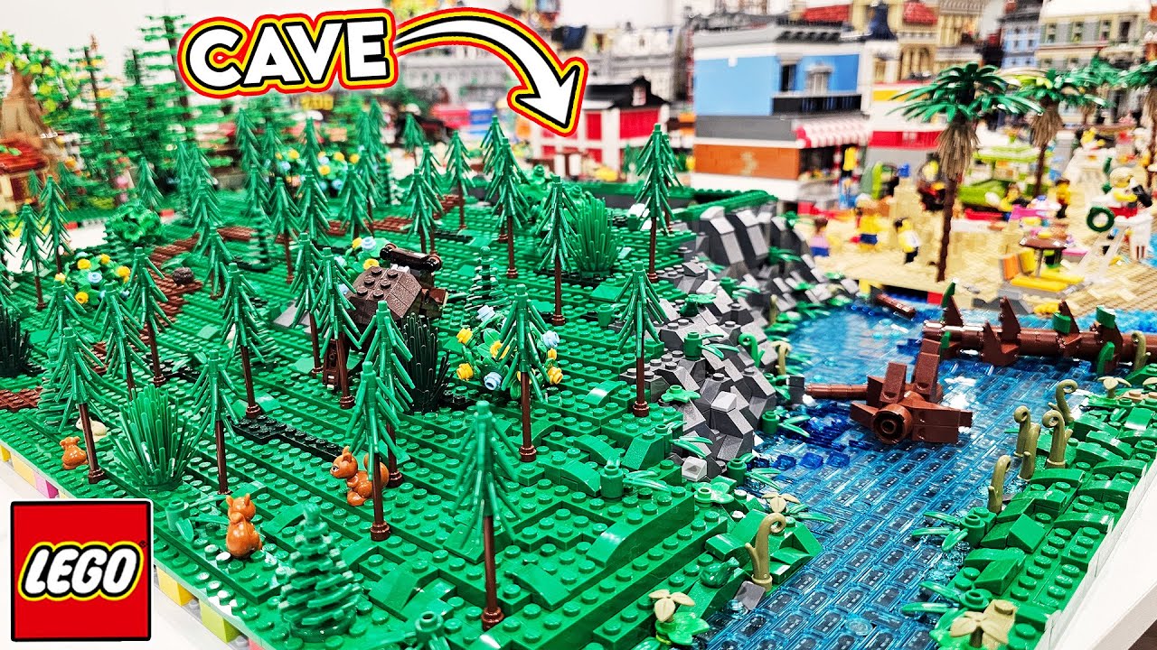 LEGO Cave & Hill MILS Plate Detail!