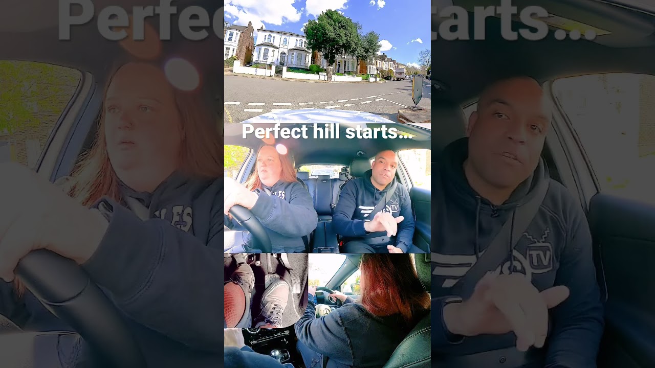 Hill Start No Handbrake! 🚗😬 #learntodrive #drivingschool #drivingtest