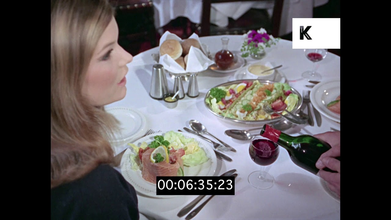 1960s UK Pubs, Restaurants, Food, HD