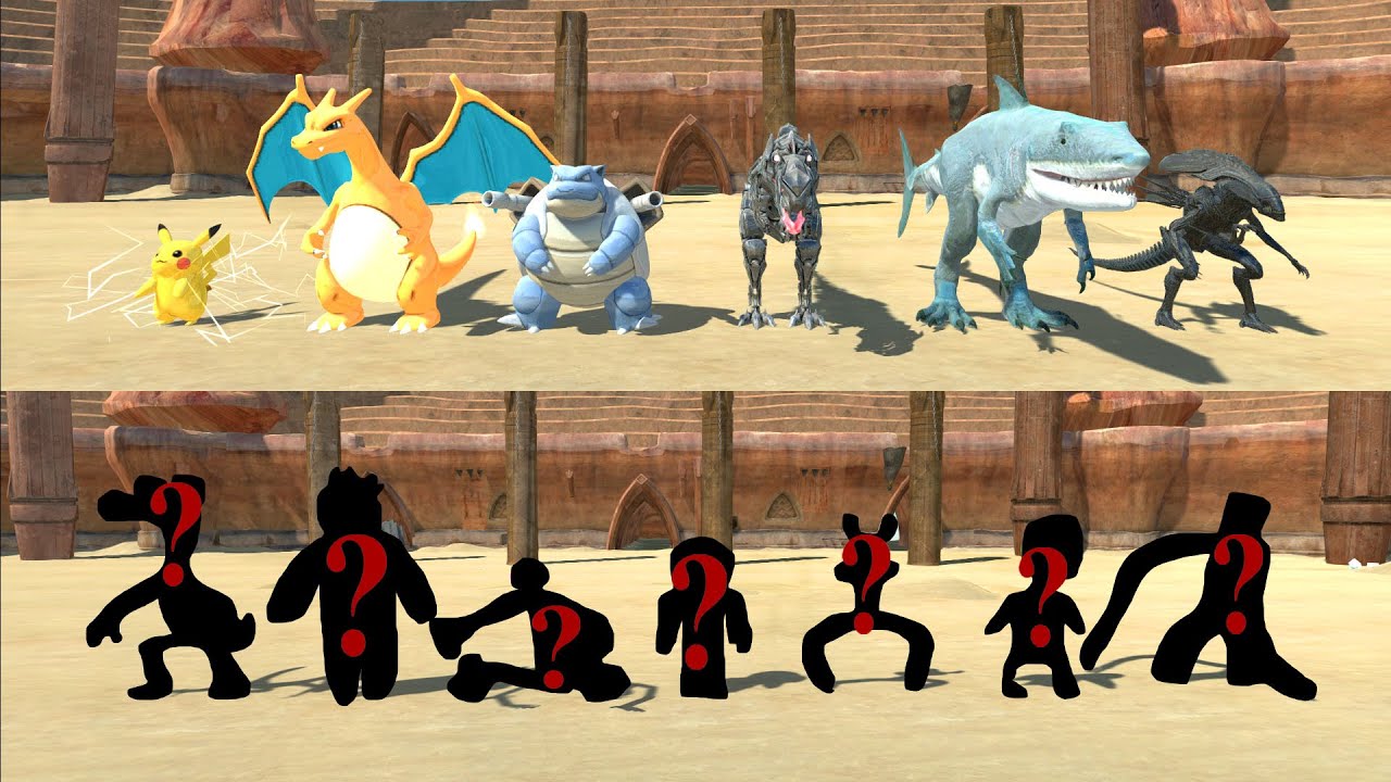 Team Charizard vs Random Team - Animal Revolt Battle Simulator