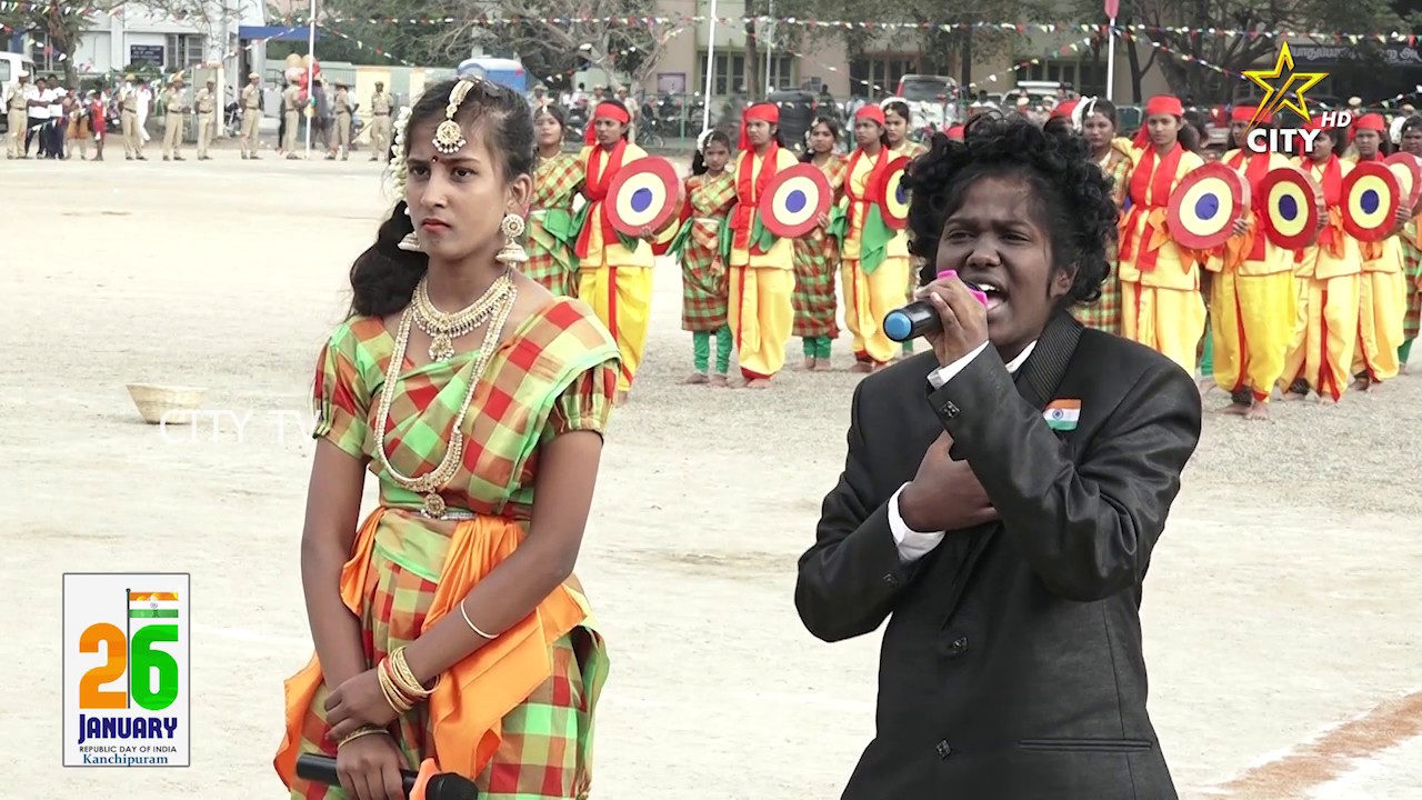 70th Republic Day Celebration at Collector Office Kanchipuram part-2,city tv kanchi