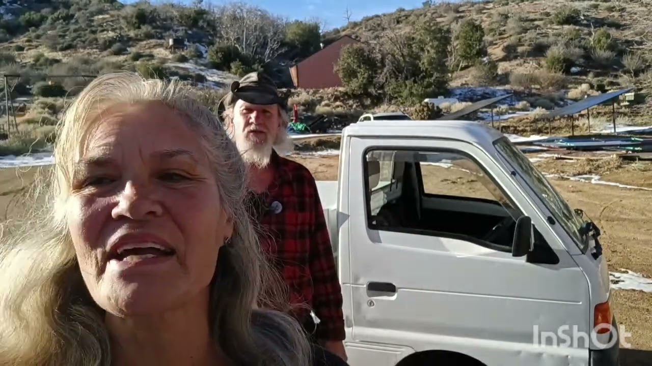 K Truck with hydronic dump bed on our off grid homestead 