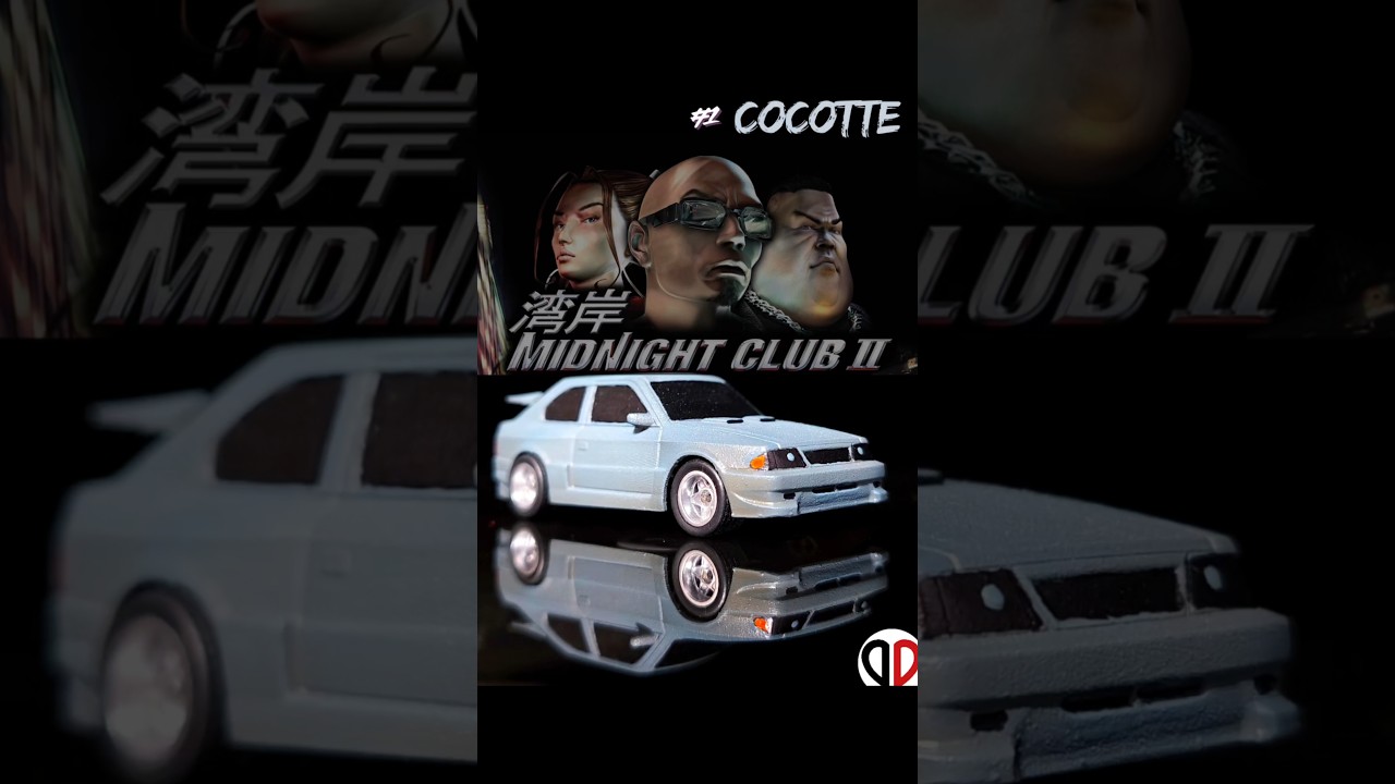 Midnight Club 2 Cars In 1/64 - Cocotte #164scale  #rockstargames #midnightclub #resinart #videogames