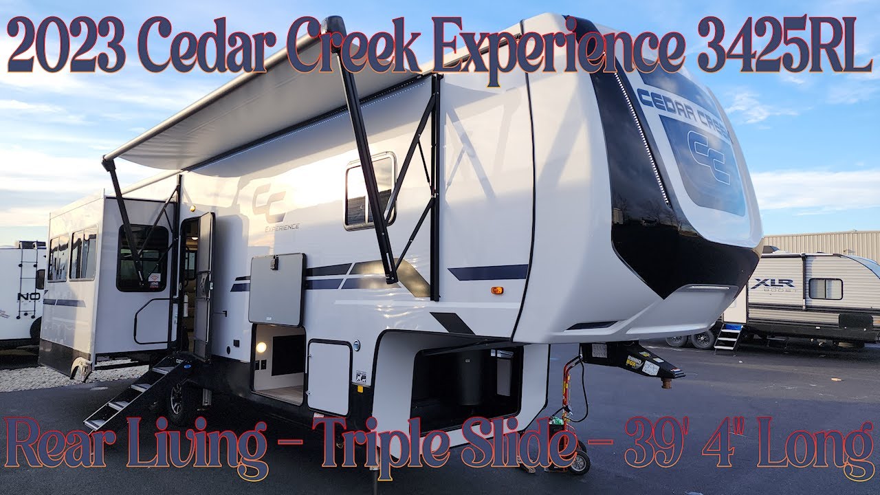 2023 Cedar Creek Experience 3425RL Fifth Wheel by Forestriver RV @ Couchs RV Nation - RV Review Tour