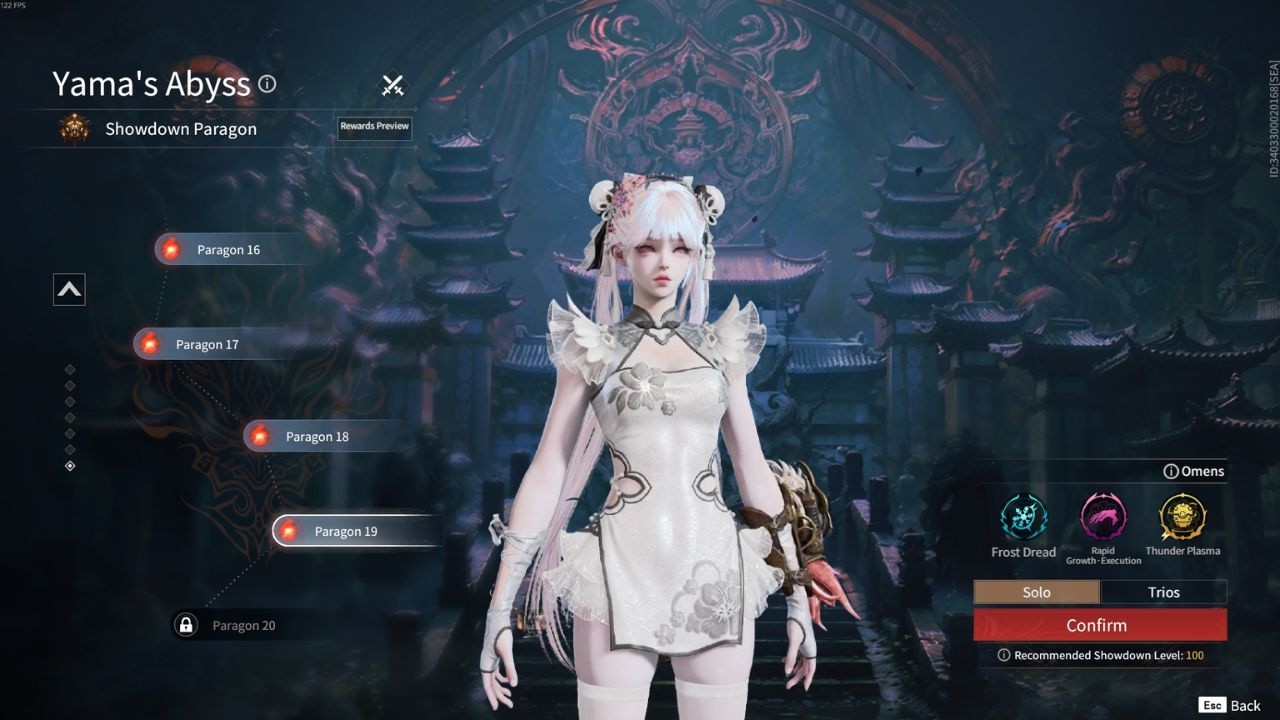 Naraka Bladepoint : Showdown เส้นทางสู่เทพ ชั้น Paragon19 Solo Ziping Yin