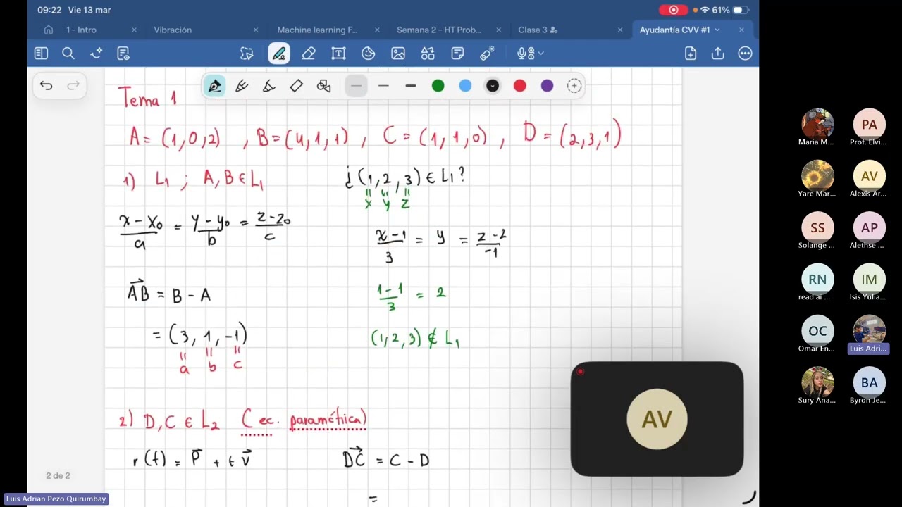 AYUDANTÍA 1: REPASO PARA TALLER 1