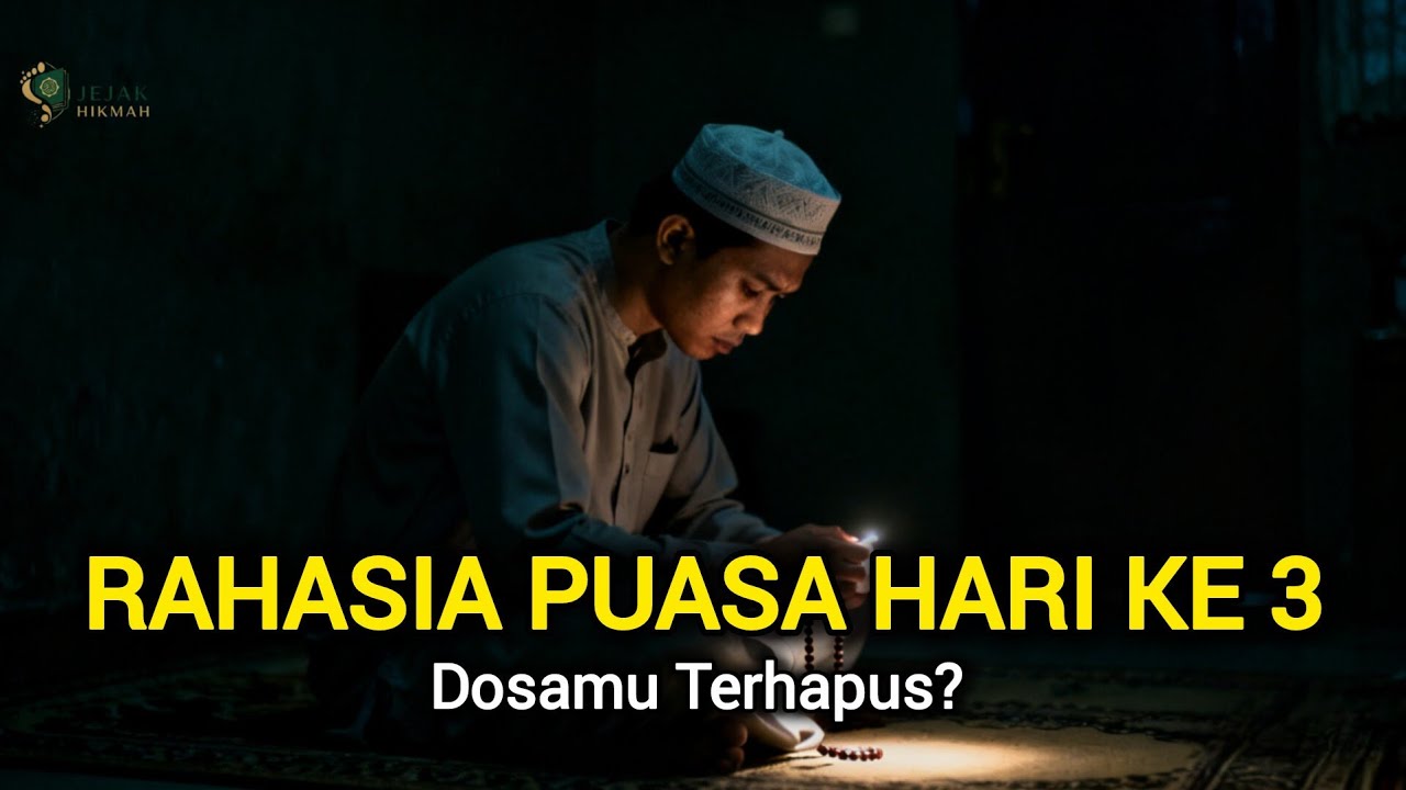 Rahasia Puasa Hari Ketiga: Mengapa Dosa Tertentu Langsung Terhapus?