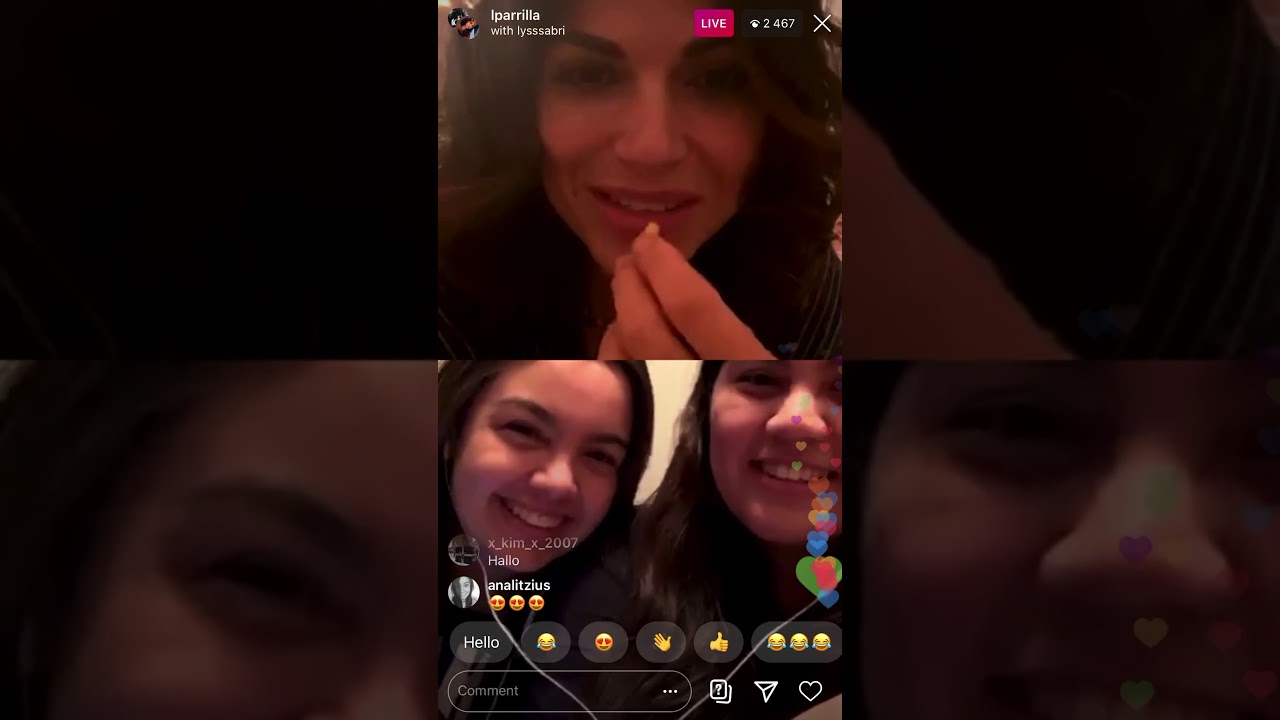 Lana Parrilla instagram live 4.05.20