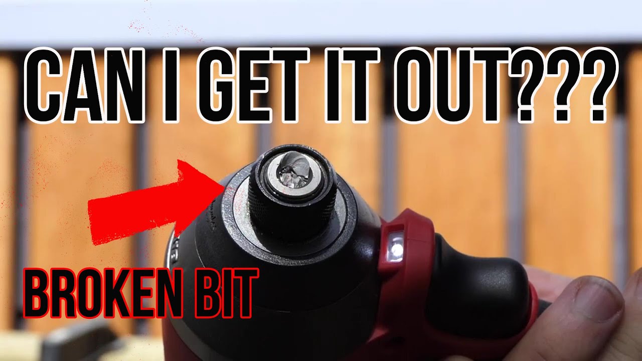 Milwaukee Impact Driver | How Do I Get That Broken Bit Out???