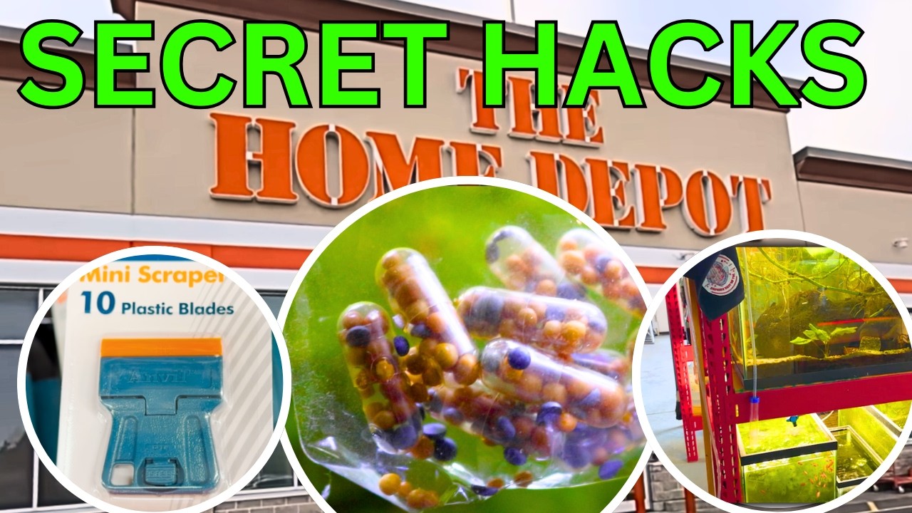 Ещё 10 лайфхаков для обустройства аквариума в Home Depot, которые помогут вам значительно сэконом...
