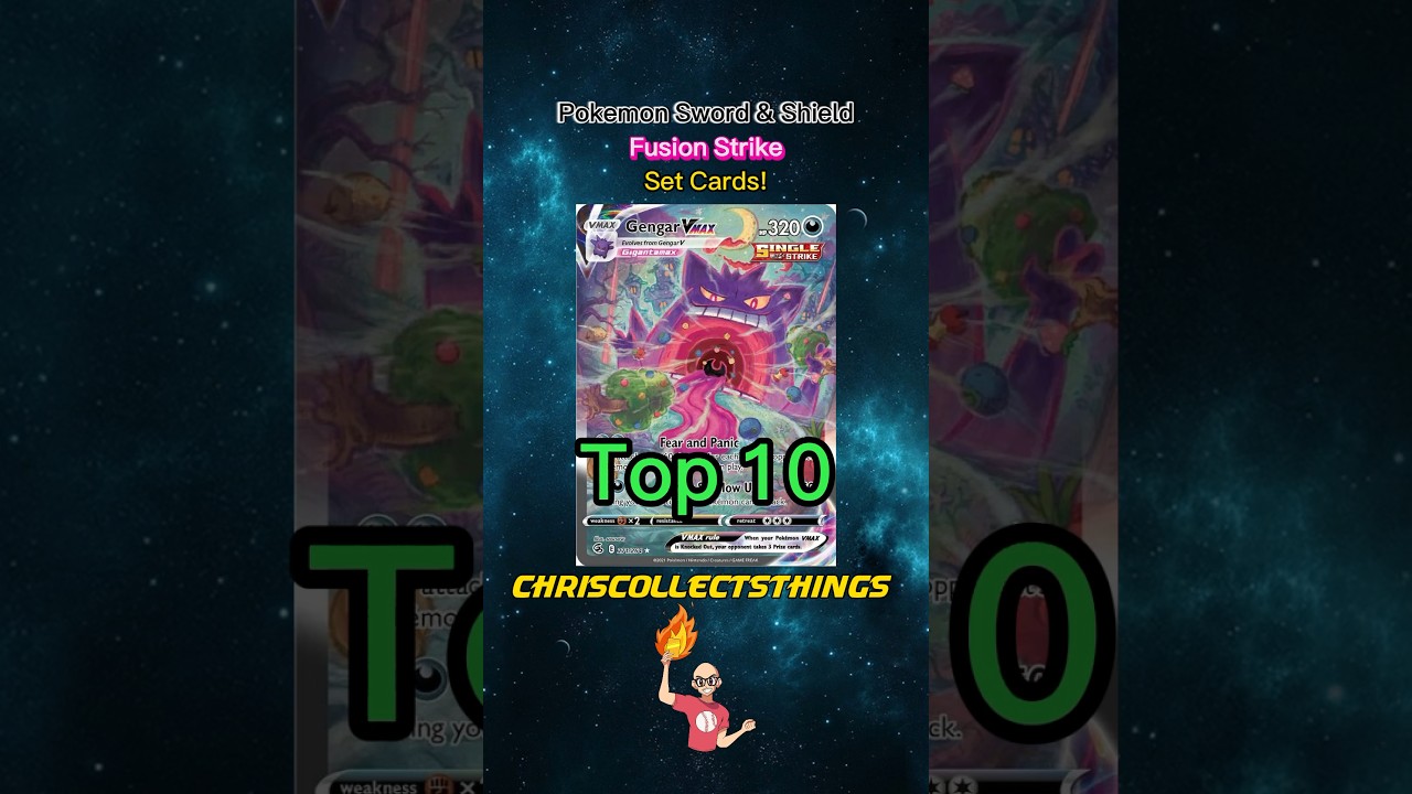 Top 10 Pok&eacute;mon FUSION Strike cards! #shorts #top10 #fusionstrike