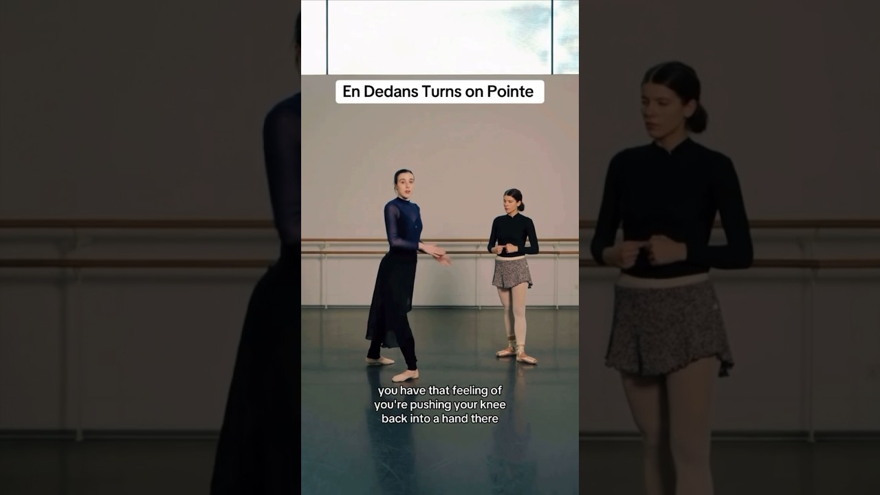 EN DEDANS TURNS ON POINTE! ✨ SMOOTH SAILING  #ballettips #pointe #pirouette #vaganova