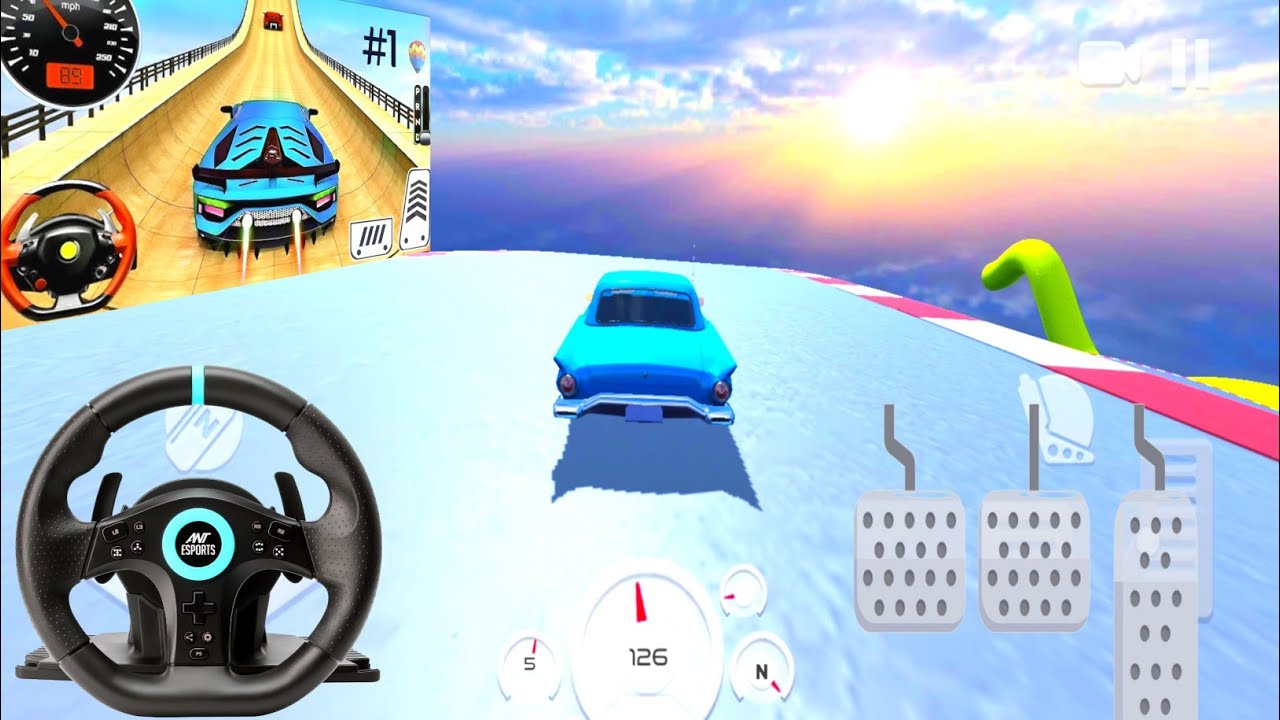 Mega Ramp Car Stunt Racing 3D - Android Gameplay sudarsan Gaming 