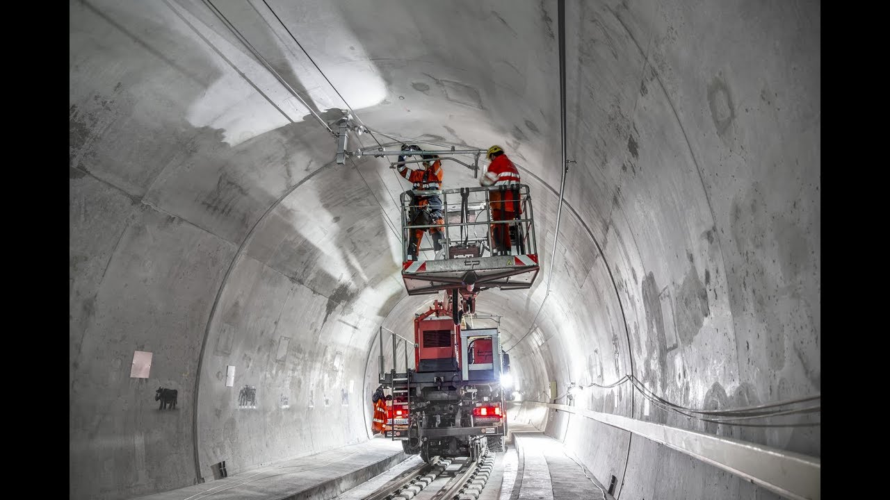 Tango im Appenzell - Fahrleitungsinstallation