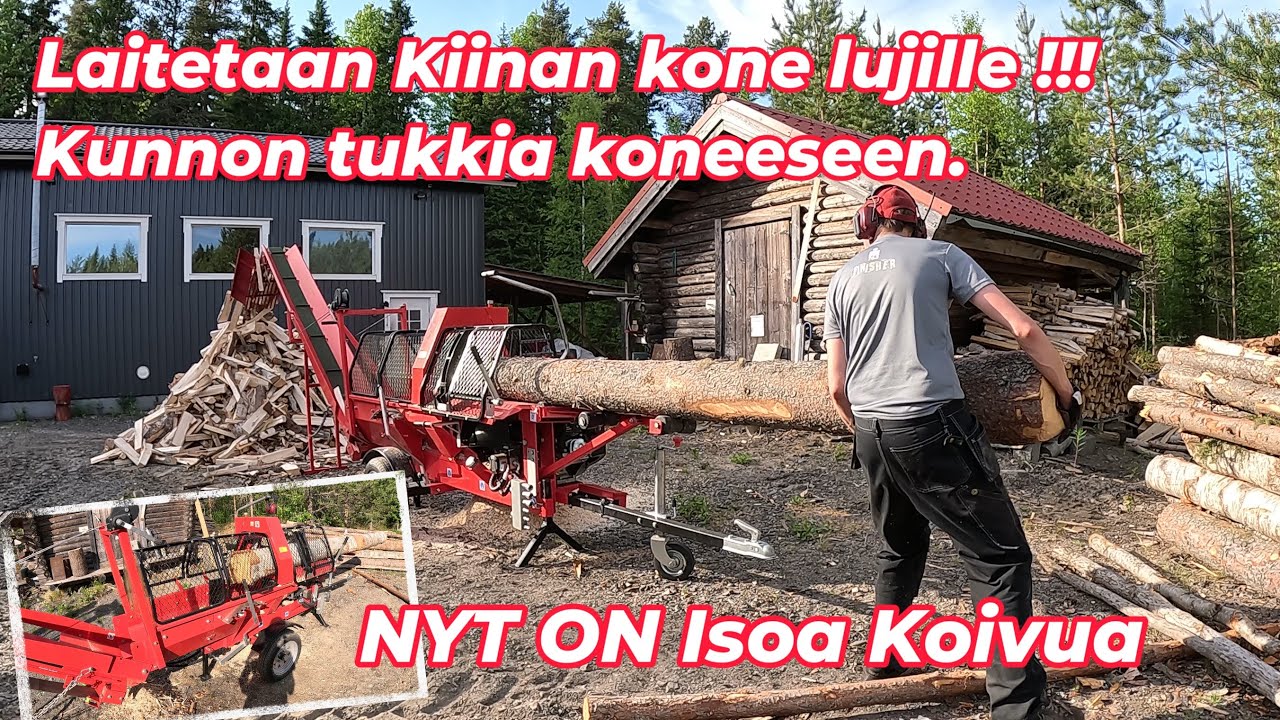 Halkoja Kiinan klapikoneella - onko kone äärirajoilla?