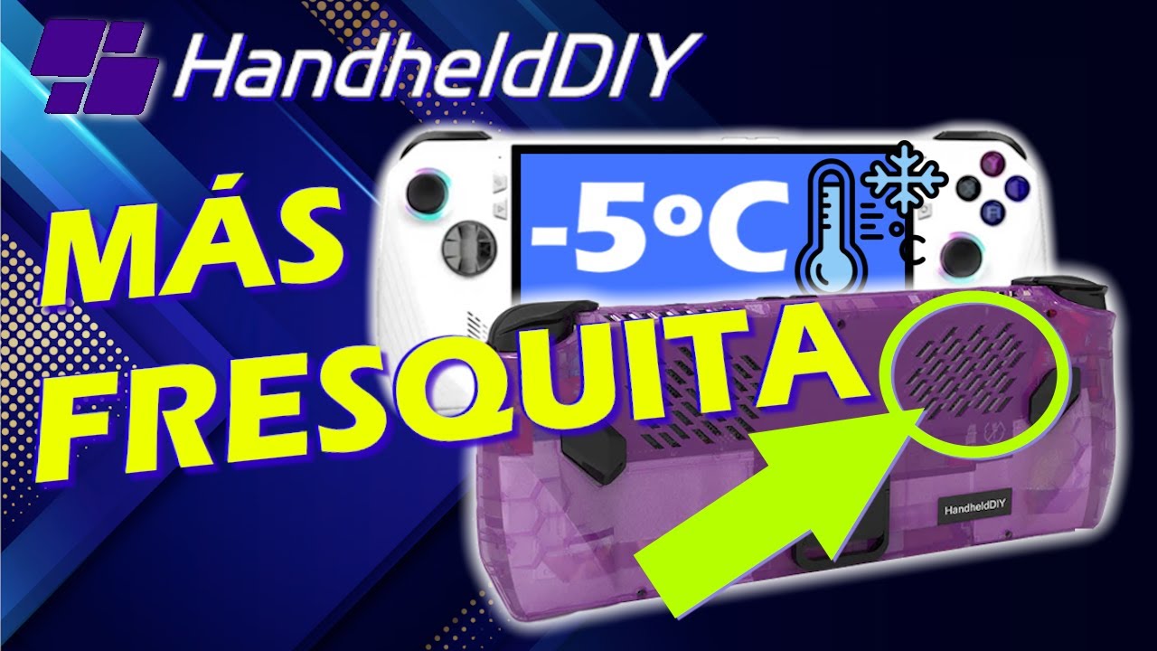 🟢 ROG ALLY - REDUCE la temperatura - HandheldDIY Modcase #handhelddiy #modcase #rogally #mod