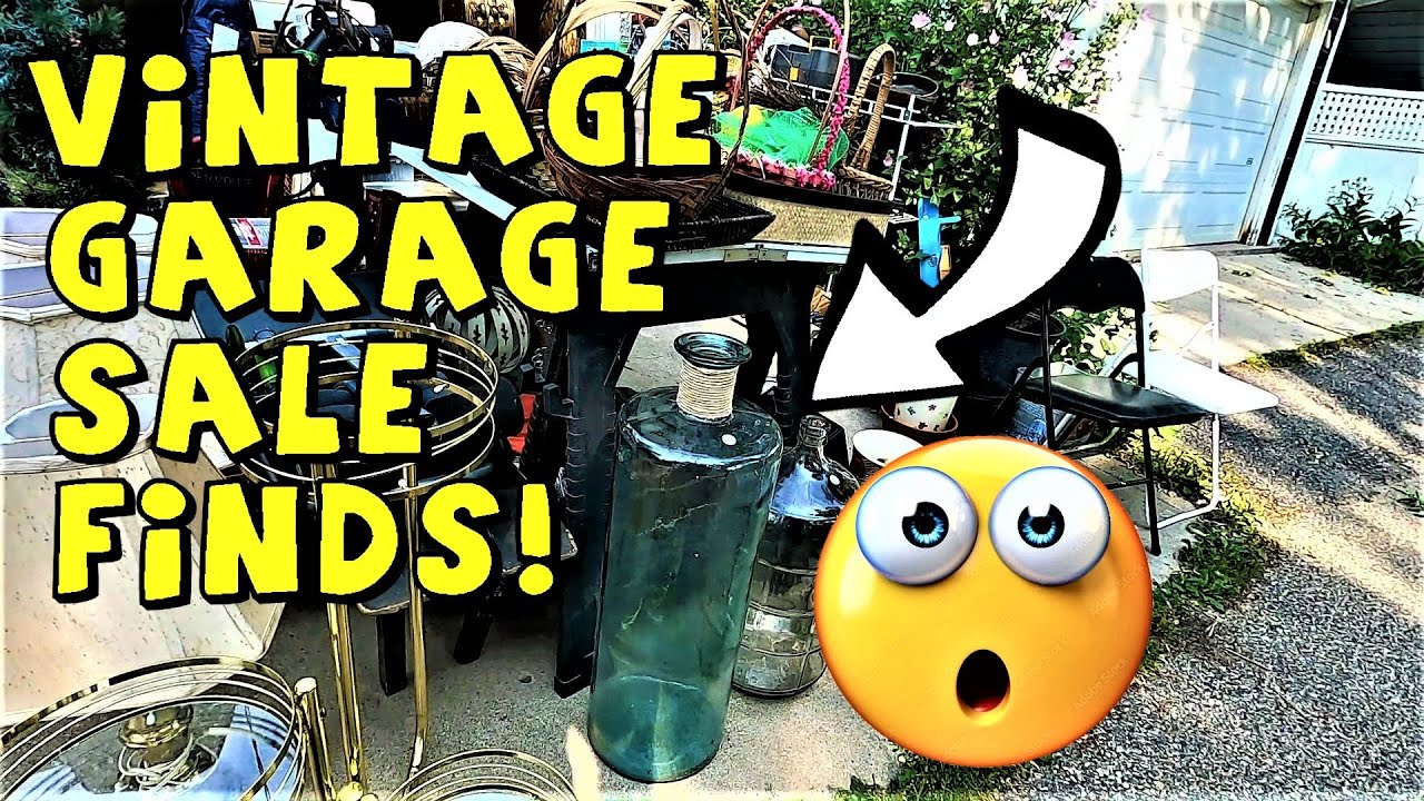 Ep692:  Vintage Decor & Household Garage Sale Finds!