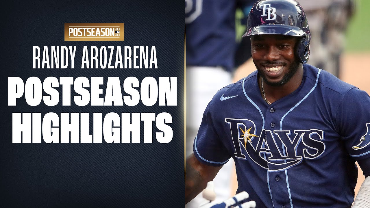 Randy Arozarena Postseason Highlights (Rays rookie has one of greatest Postseasons EVER!)