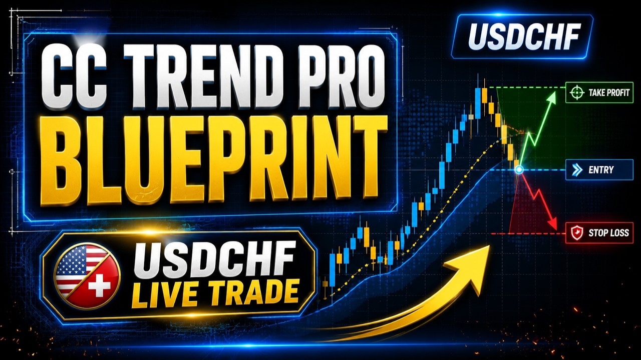The CC Trend Pro Blueprint Explained | Live USDCHF Trade Breakdown