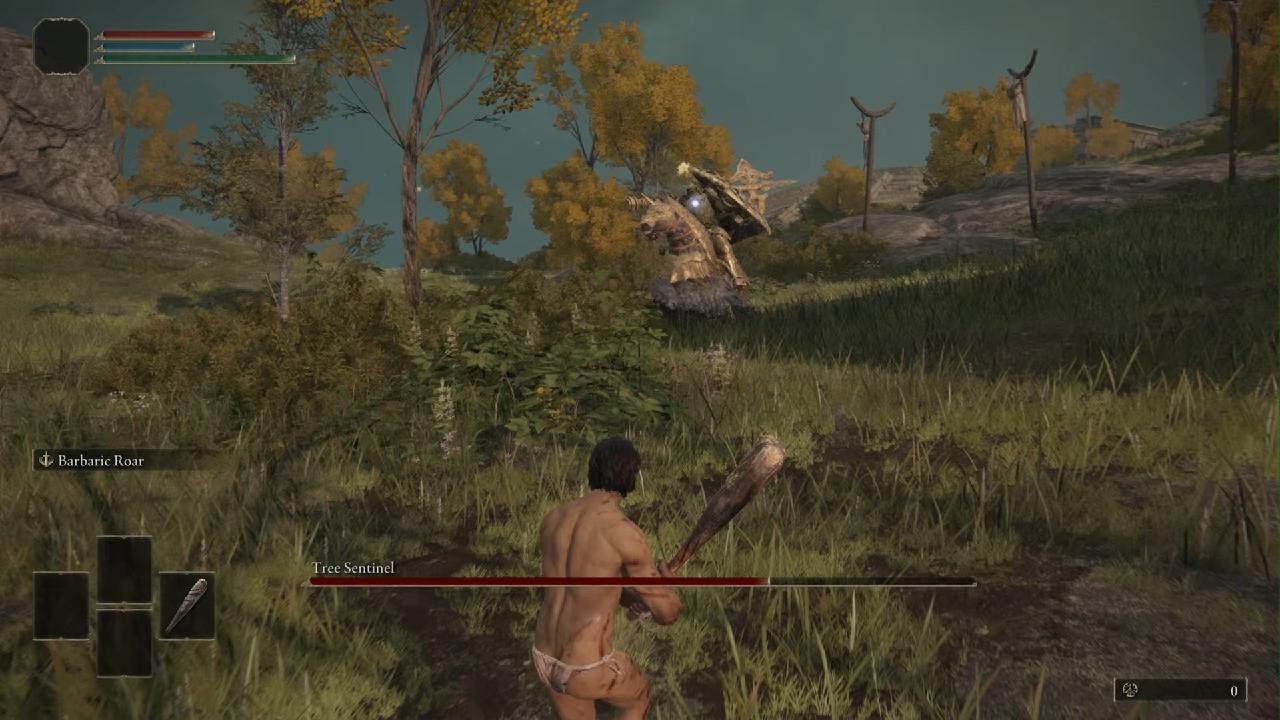 Elden Ring: Wretch vs. Tree Sentinel