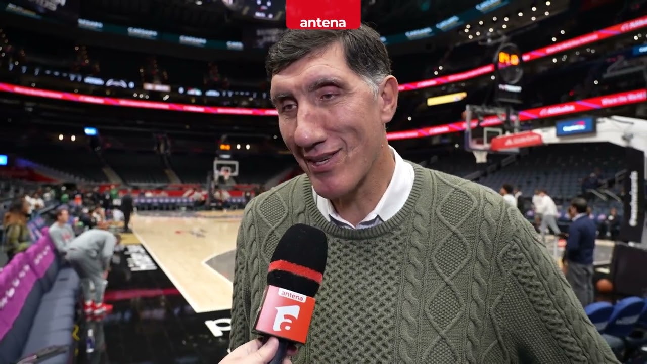 Ghiţă Mureşan aşteaptă Rom&acirc;nia la World Cup 2026. Interviu cu rom&acirc;nul care a scris istorie &icirc;n NBA