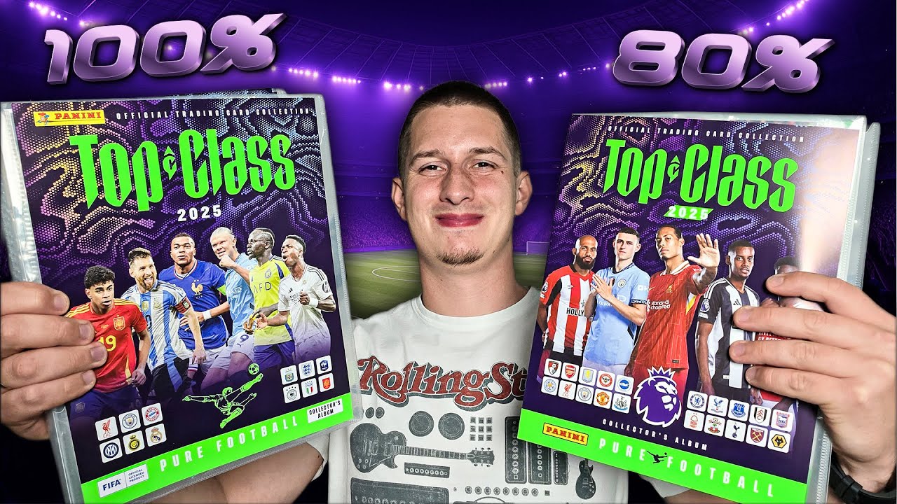 Panini Top Class 2025 - Lezárás | +100% Album Bemutató