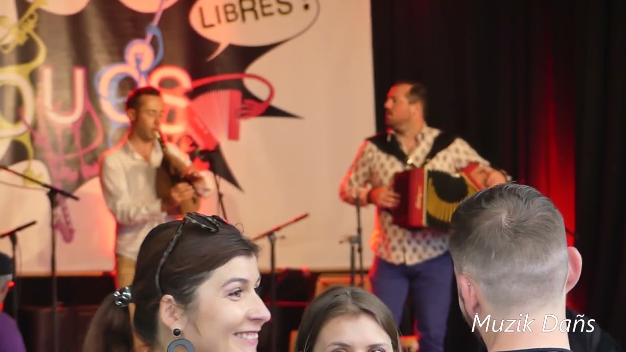 Championnat des duos libres : marche et pilé menu - Nicolas Radin/Fañch Lorhic à Gourin en 2022