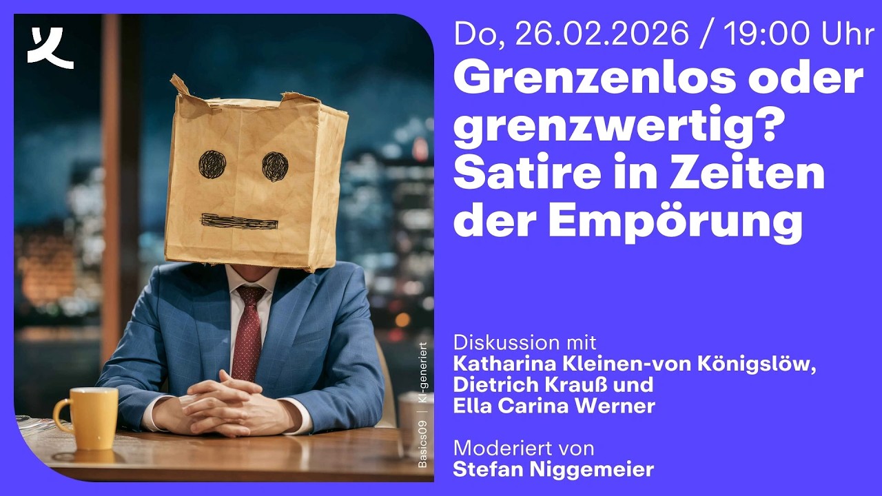 Grenzenlos oder grenzwertig? Satire in Zeiten der Empörung (2026)