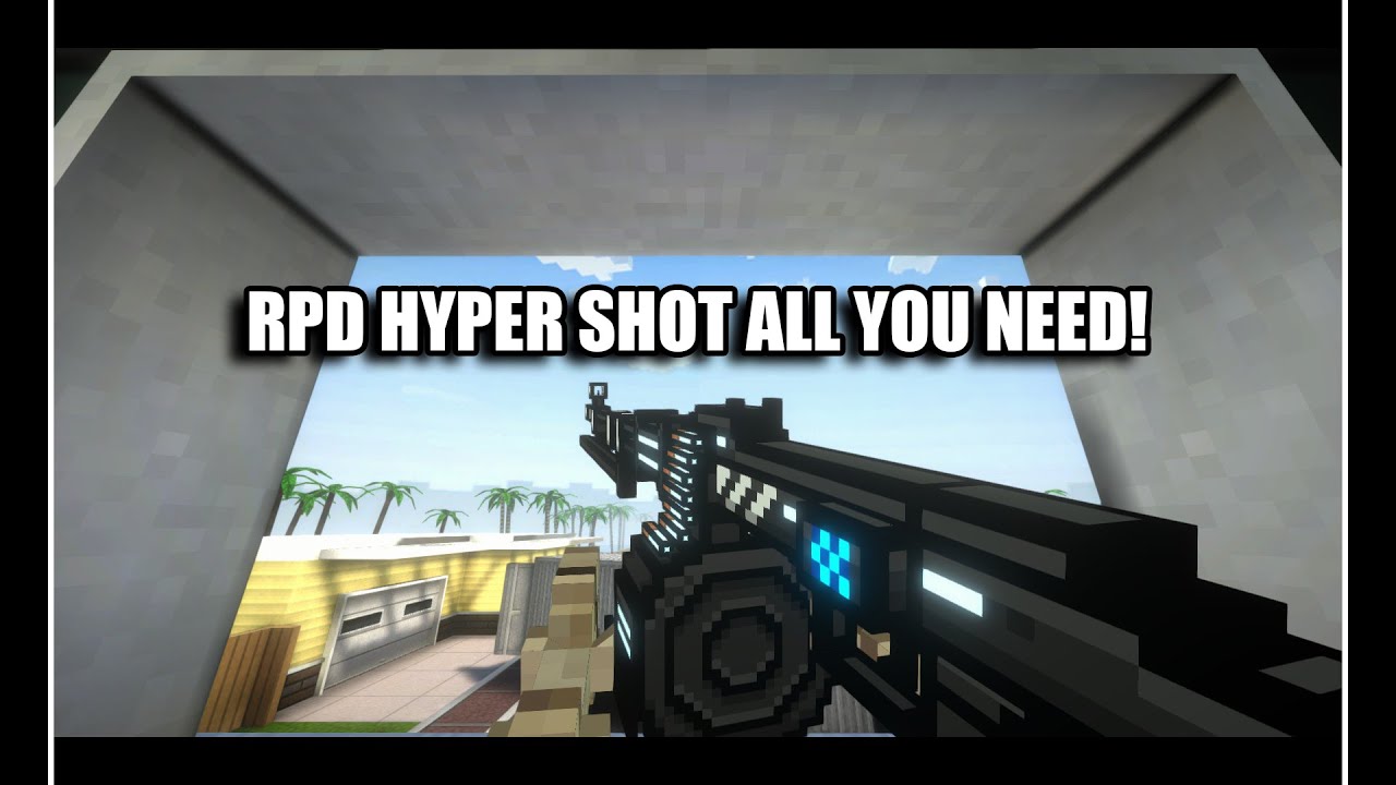 Pixel Strike 3D - RPD HYPER SHOT IS OP!