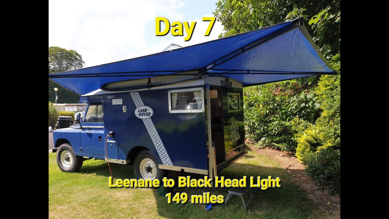 Land Rover Series 2 camper. Day 7. An 1800-mile drive around the Irish coast.